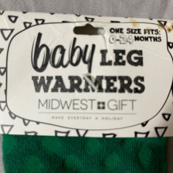 MIDWEST GIFT ALLIGATOR/CROCODILE BABY LEG WARMERS / ONE SIZE - 0-24 MONTHS / NWT - Picture 3 of 3